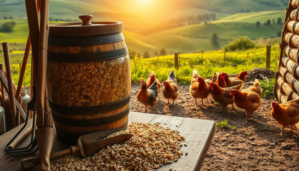 Proses Fermentasi Pakan Ayam Kampung