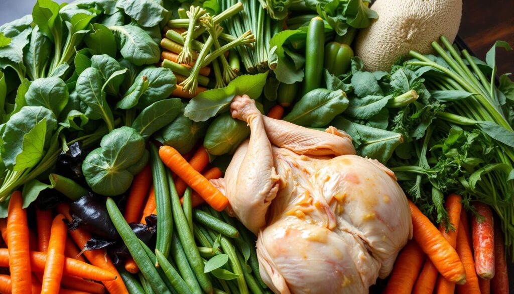 sayuran pendamping ayam kampung